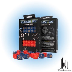 CROSSHAIRS COMPACT D6 COBALT AND RED 20CT